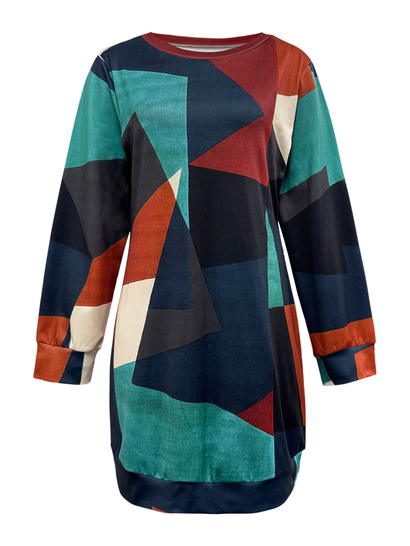 Stylish Patchworked V-neck Apparel by Seasonal Artist Collection Ideal For Corporate Occasions---CF55334