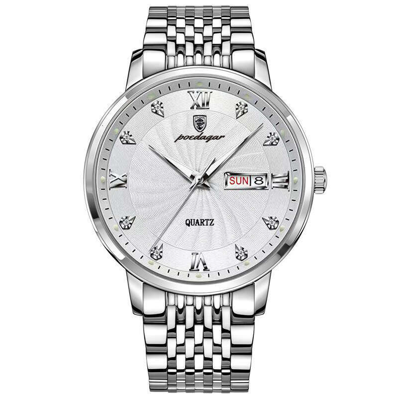 Bodaga New Men's Watch Male Student Luxury Trendy Fashion Wristwatch TikTok Internet Celebrity