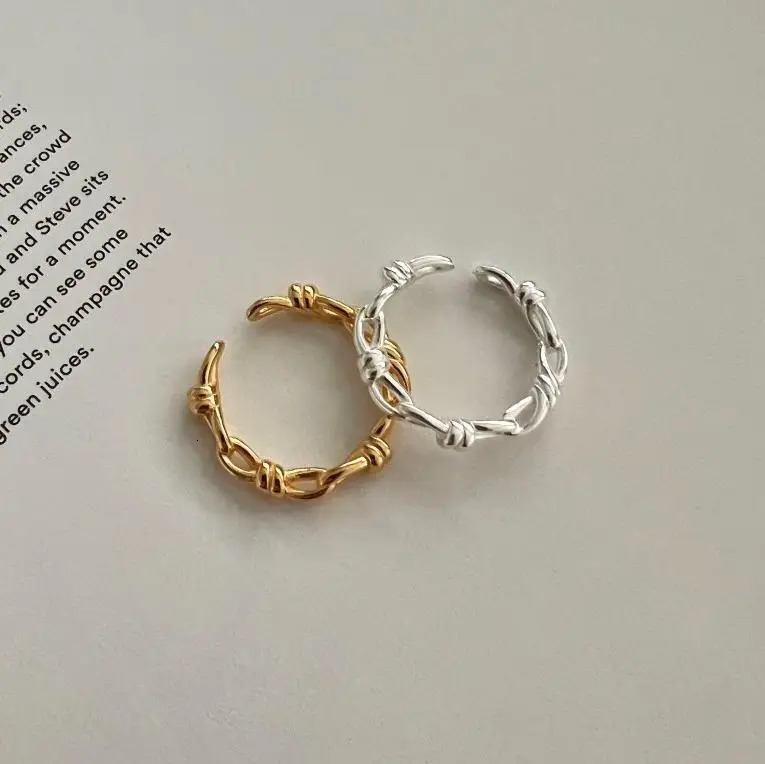 SHANICE S925 sterling silver Chain Ring Set For Women Fashion Boho Weave Braided Rings Party Female Trend Jewelry Gifts 251023