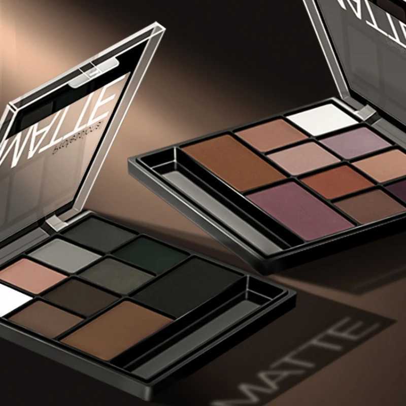 10 Color Eyeshadow pallette Makeup Tools Full Matte Eyeshadow Pan Pumpkin Smoky Eye Shadow Nude Eye Shadow With Brush MaquiagemXJ251027
