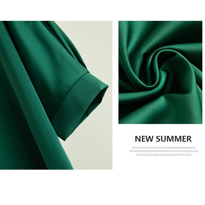 2025 In Summer Satin Silk HalfSleeve Tee Tops Basic Solid Womens TShirt Casual Oneck Thin Shirts Ladies Loose Blouses 251027