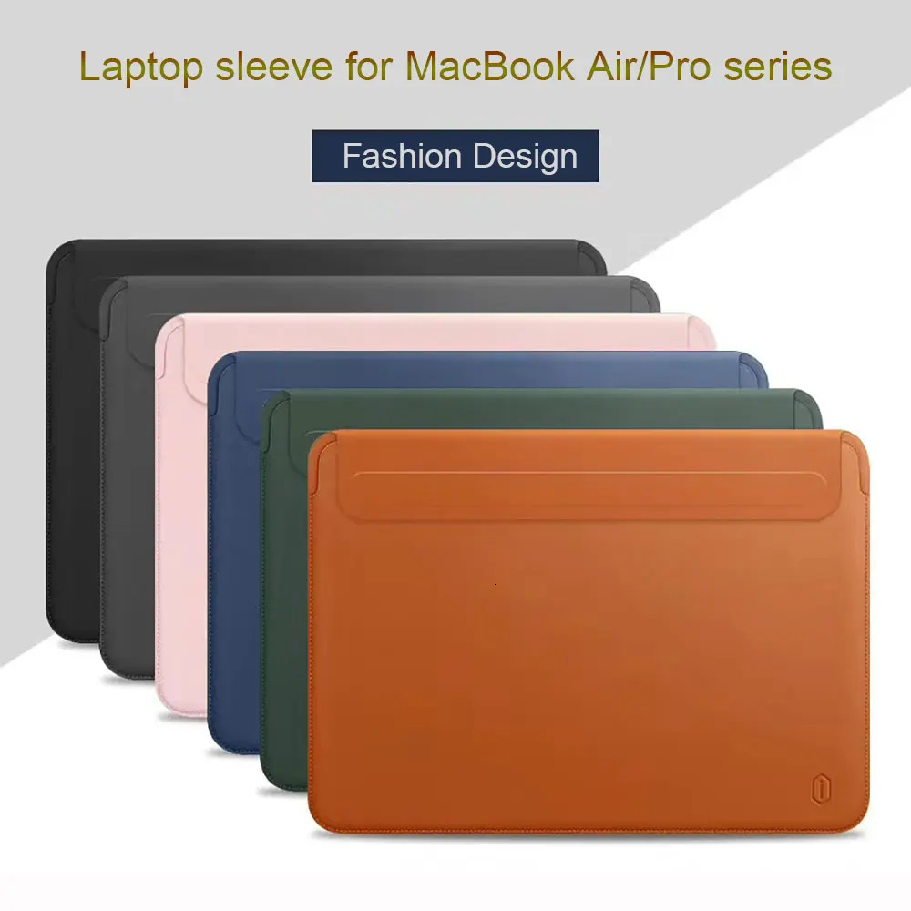 Laptop Sleeve Case for Air 13 M2 A2681 Ultrathin Leather Notebook Case for pro 16 14 Waterproof Laptop Bag 251027