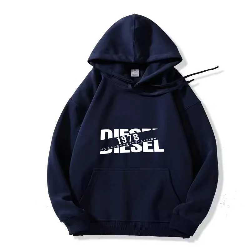 New autumn and winter fashion casual sports unisex hooded cotton hoodie trendy letter print W251027