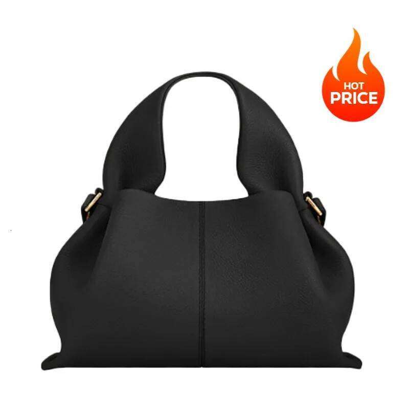 Fashionable French Cloud Light Dumpling Bag, European And American Retro High-End Handbag, Women's Crossbody Bag