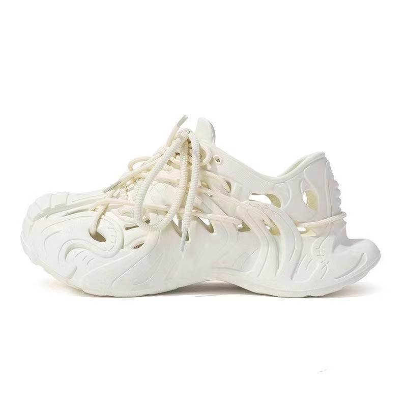 JiffflyMonster ed Monster Retro Sneakers for Men Hollow Out Dad Shoes Couple DIY