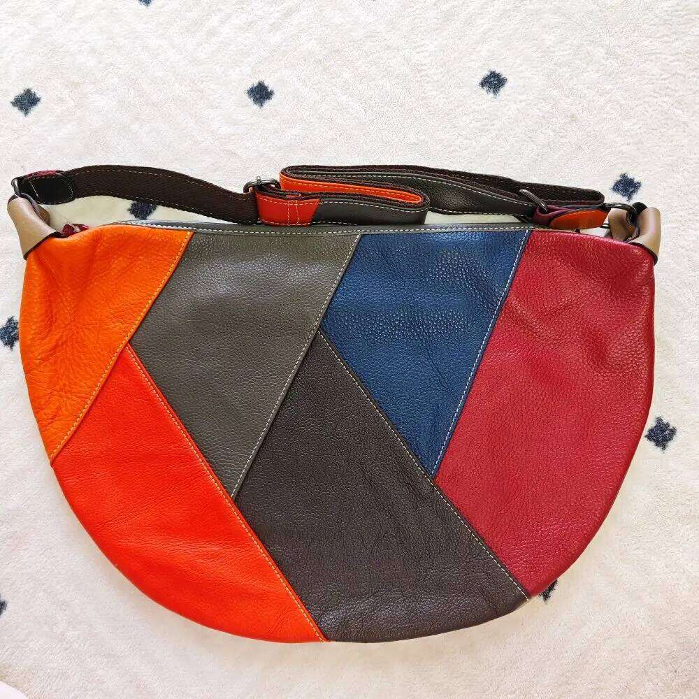 Designer Luxury Arliwwi Real Cow Designer Women Shoulder Handbag Extra Soft Cowhide Genuine Leather Bags