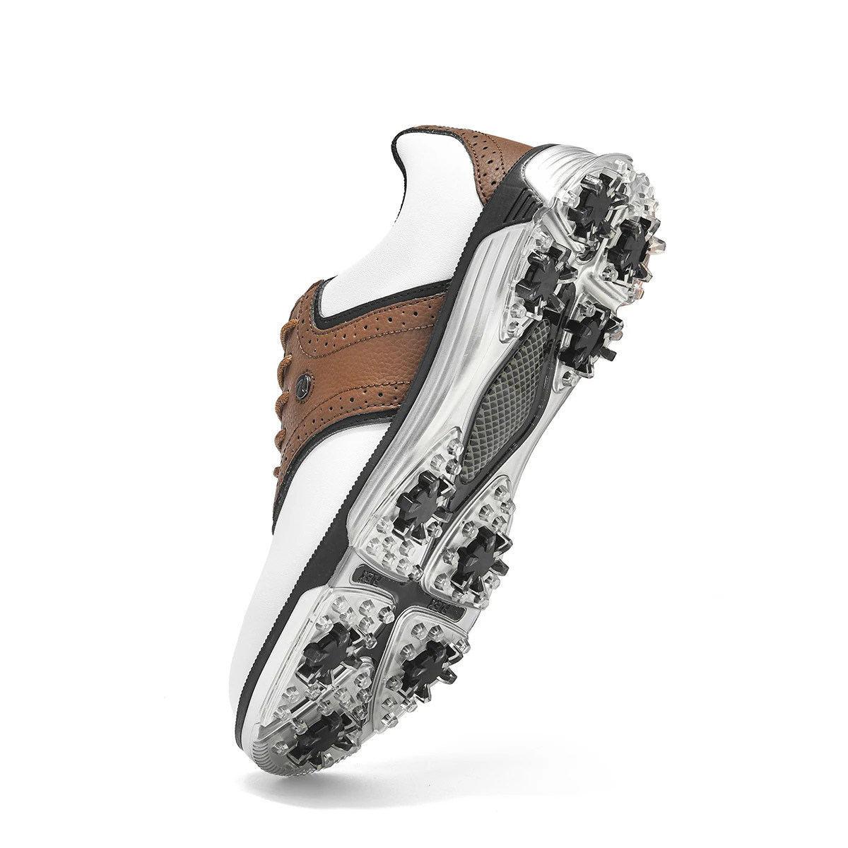 Golf Shoes waterproof Golfer Sport shoes Man Ankle Golf Sneaker supplies Golfing Shoes Non Slip Comfortable Walking Shoe white 251023