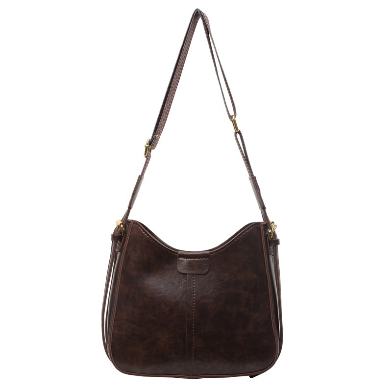 Free shipping designer bag High-end Trendy Bag for Women New Autumn Winter Fashion Texture Wide Strap Single Shoulder Crossbody Bag