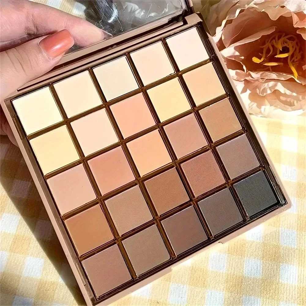 25 Color Eyeshadow Palette Natural Gray Brown Earthy Tone Coffee Chocolate Style Makeup Shadows for Eyes Make Up Women CosmeticsXJ251027