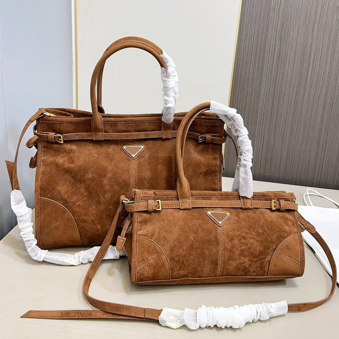 Designer Bag Suede Totes Luxury Bag Solid-Color Shoulder Bag Trendy Underarm Crossbody Purse Women Versatile High-Quality Fashion Bag