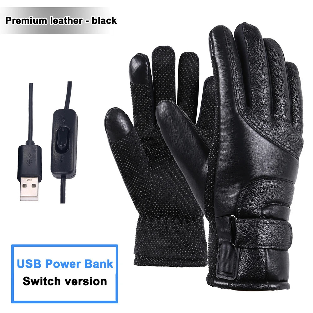 USB Warm Hand Heating Gloves Ergonomics Touch Screen USB Electric Heating Gloves Constant Temperature for Indoor Home Outdoor 251024