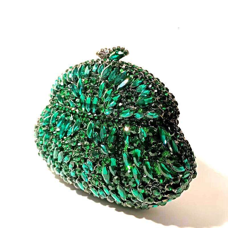 XIYUAN Dia Evening Bag Women Rhinestone Wedding Bridal Clutch Fashion Ladies Celebrities Crystal Handbag For Party