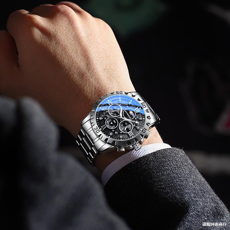 Designer Watch Men's Mechanical Watch Full Swiss Brand Luxury Waterproof Luminous Day Date Men's Automatic Quartz