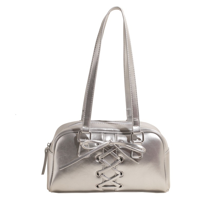 Free shipping designer bag Trendy Bowknot Underarm Bag for Women New Fashion Solid Color Handbag Trendy Versatile Casual Shoulder Bag