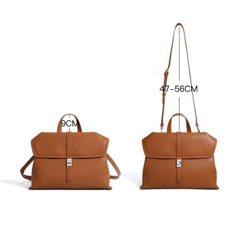 Jonlily Women Genuine Leather Shoulder Female High Capacity Commuter Casual Crossbody Bag Daybag Purse -Kg1677 Suotong1027