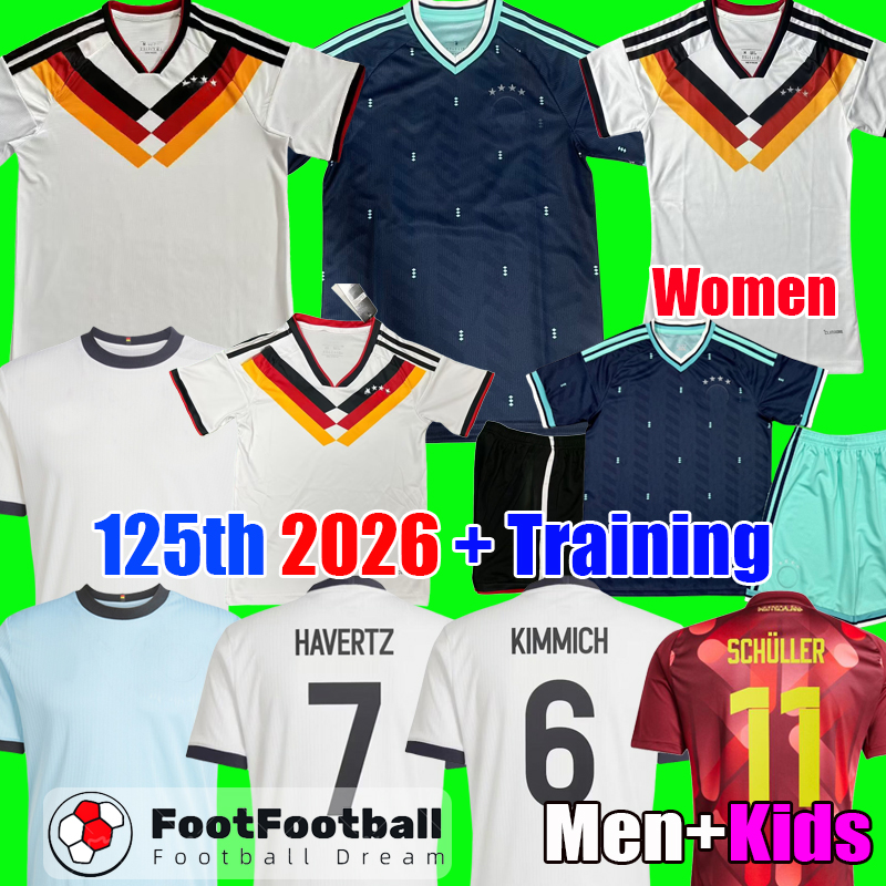 2026 Germany Soccer Jersey World Football Shirt 25 26 Cup Home away third camiseta de futbol Men kit kids Equipment