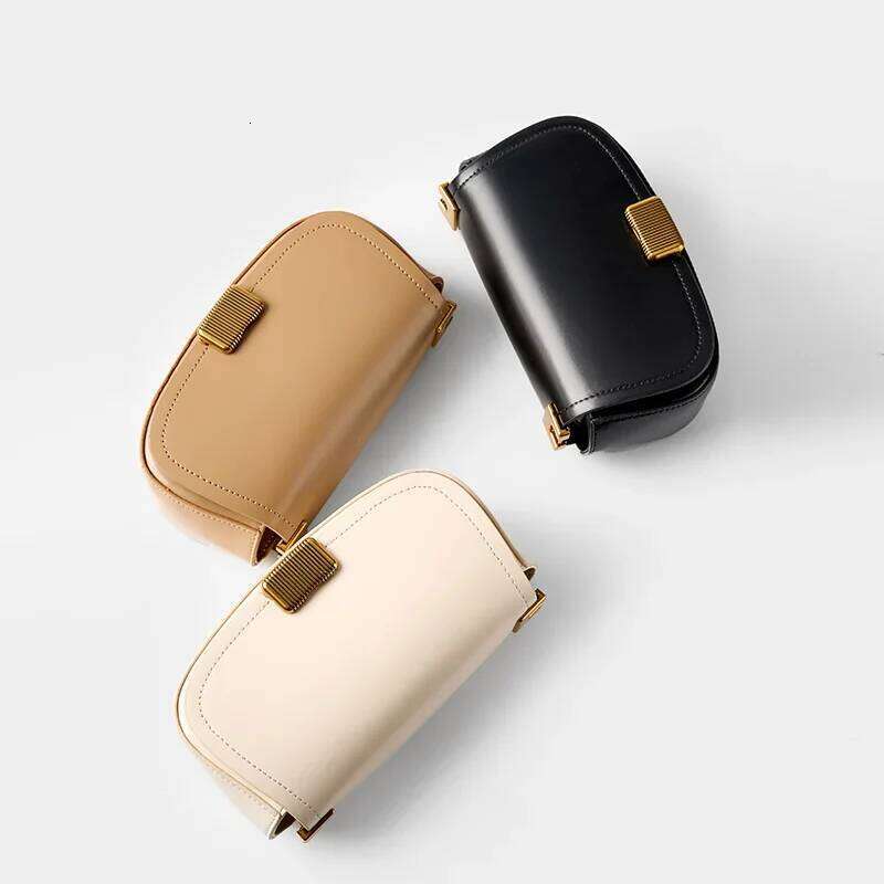 Classic Designer Leather Tote for Her: Durable Genuine Cowhide Shoulder & Arm Carry Pouches