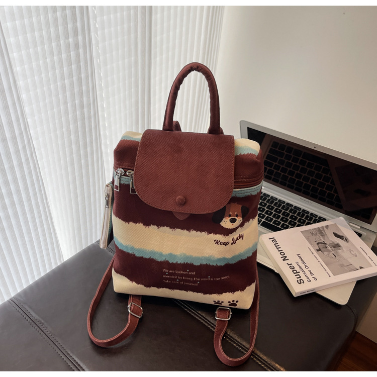 Free shipping designer bag Cute Cartoon Handheld Bucket Bag for Women New Double Shoulder Bag College Style Student Backpack