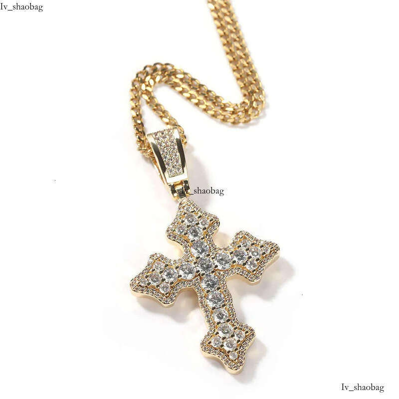 Hip Hop Fine Jewelry Dia Charm Vvs Moissanite Necklace Iced Out Chain with Custom Pendant for Men aaa