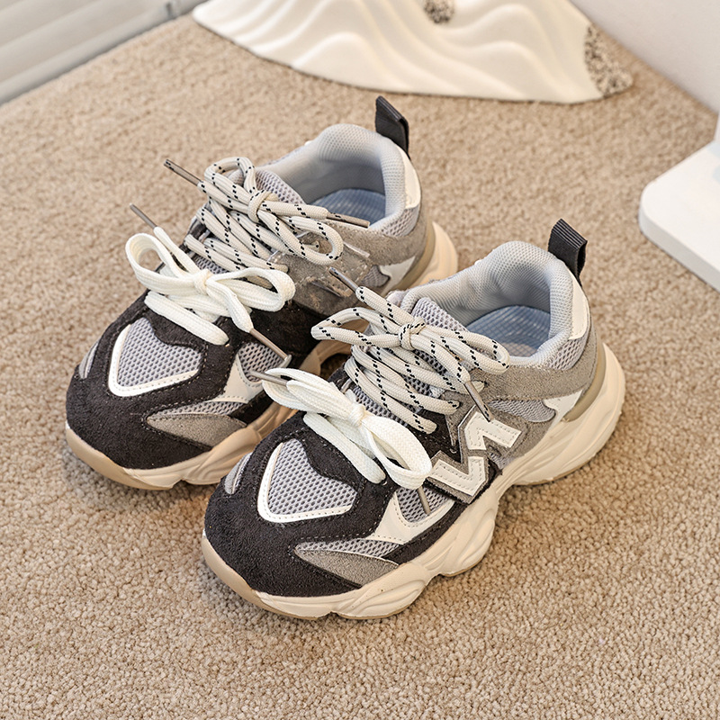 Designer Shoes Boys' Dad Shoes 2025 Autumn New Style Children's Shoes Wholesale Big Kids Running Shoes Breathable Children's Sports sho