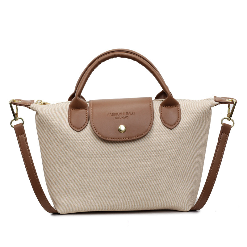 Free shipping designer bag Canvas Bag for Women New Dragon Horse Bag Niche Design Handbag Shoulder Bag Dumpling Bag Crossbody Bag