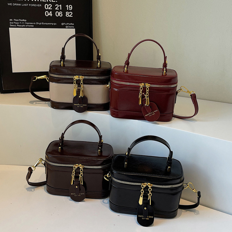 Free shipping designer bag Textured Small Square Bag for Women Trendy Niche Patchwork Handbag Box Bag Single Shoulder Crossbody Bag