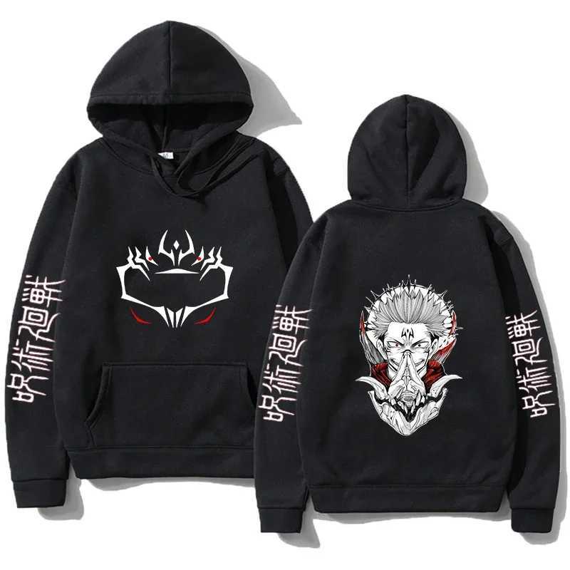 Funny Jujutsu Kaisen Long Sleeve Casual Hoodies Anime Ryomen Sukuna Printed Men Women Fashion Harajuku Sweatshirt Clothes W251027