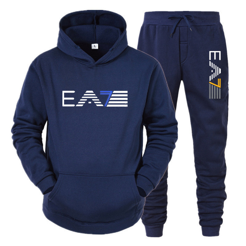 New Mens Tracksuit Womens Hoodie Sports Tracksuits Pullover Hoodies Sweatshirt Trendy Hoody Sportsuits Pant Printed Hooded Trousers Sportswear Pants Suit EA7 Y2K