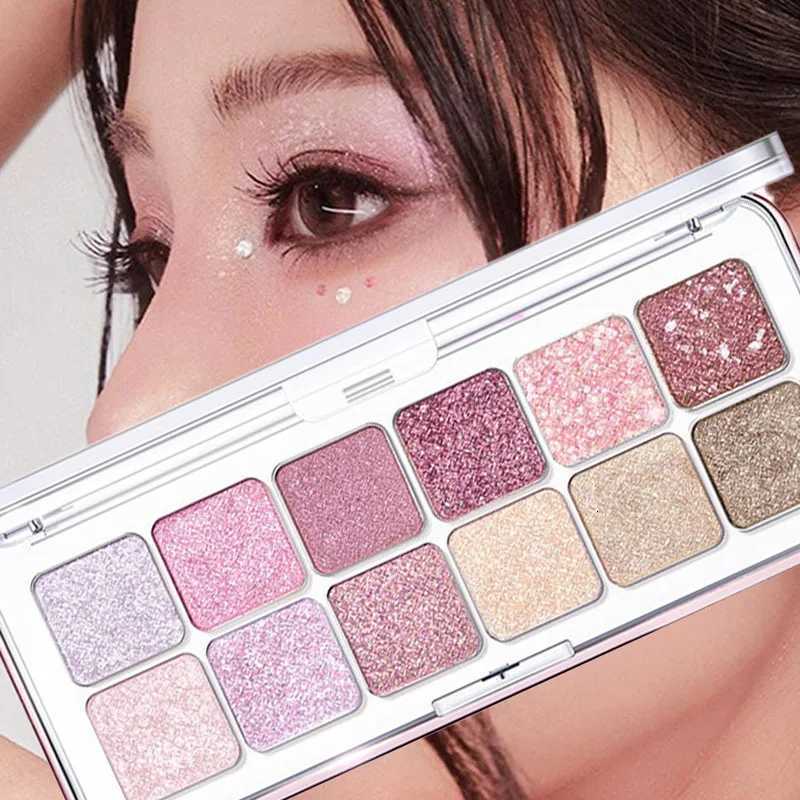 Diamond Sequins Eyeshadow Palette Peach Kumquat Eye Shadow Glitter Pearl Shimmer Shining Kids Makeup Eyeshadow Palette CosmeticsXJ251027
