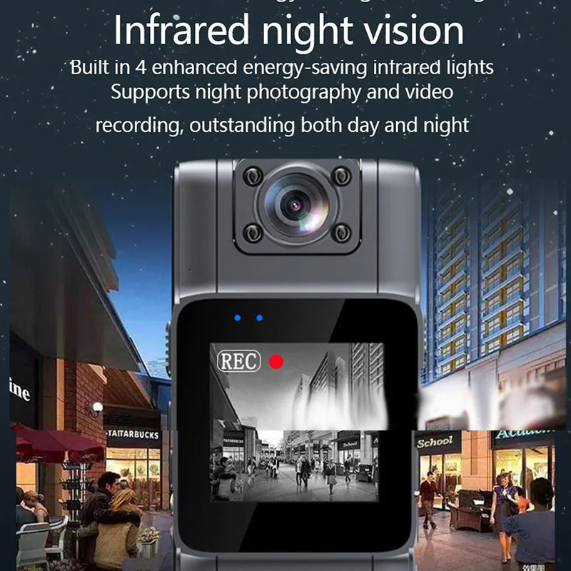 1080P highdefinition mini camera portable digital video recorder BodyCam infrared night vision multipurpose small bicycle 251024