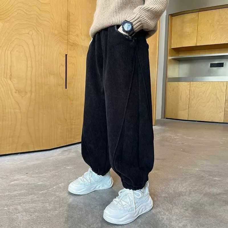 2025 New Boys Corduroy Pants Spring Autumn Toddler Boy Sports Casual PantsT251027
