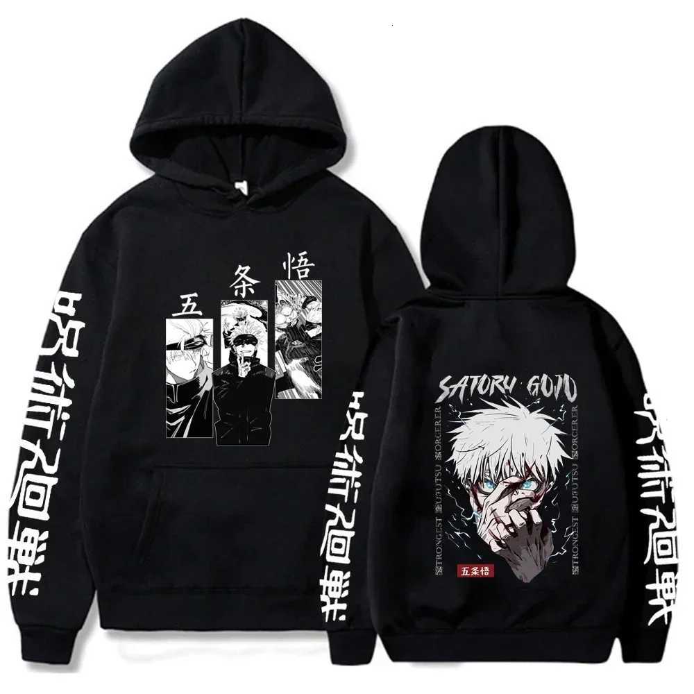 Japanese Anime Print Sweatshirts Jujutsu Kaisen Hoodie Harajuku Autumn Winter Streetwear Clothe Yuji Itadori Plus Size Hoodie W251027