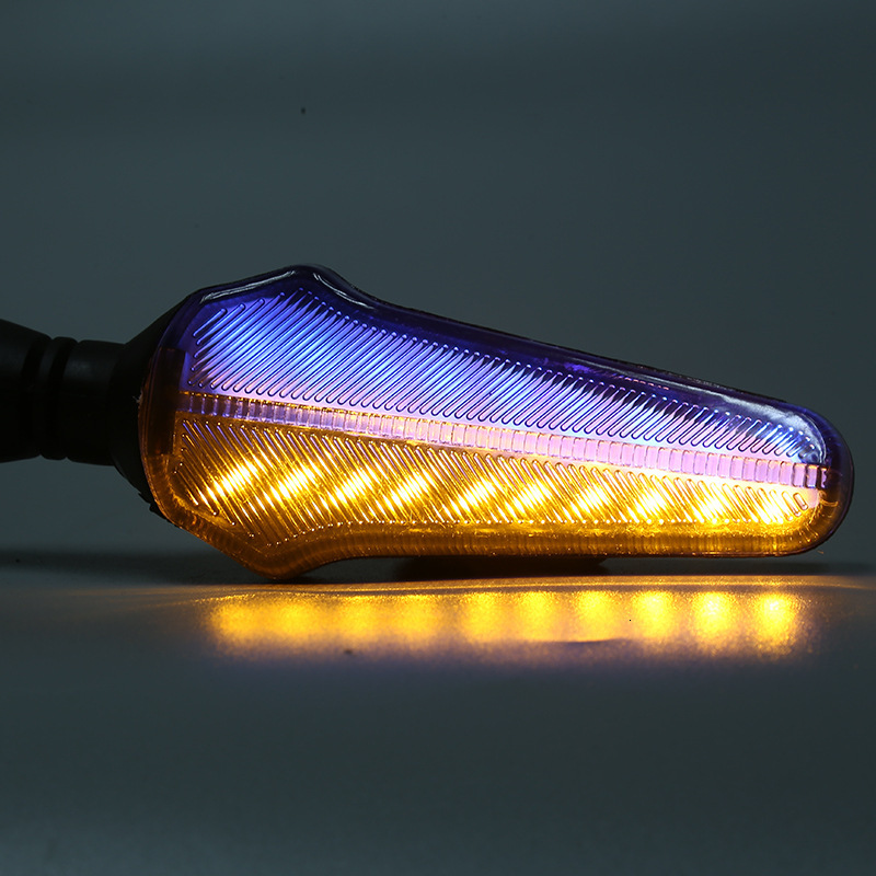 Motorcycle Sequential Turn Signal Modified Car Warning LED Direction Light Modification Accessories Shenjian Flowing Light