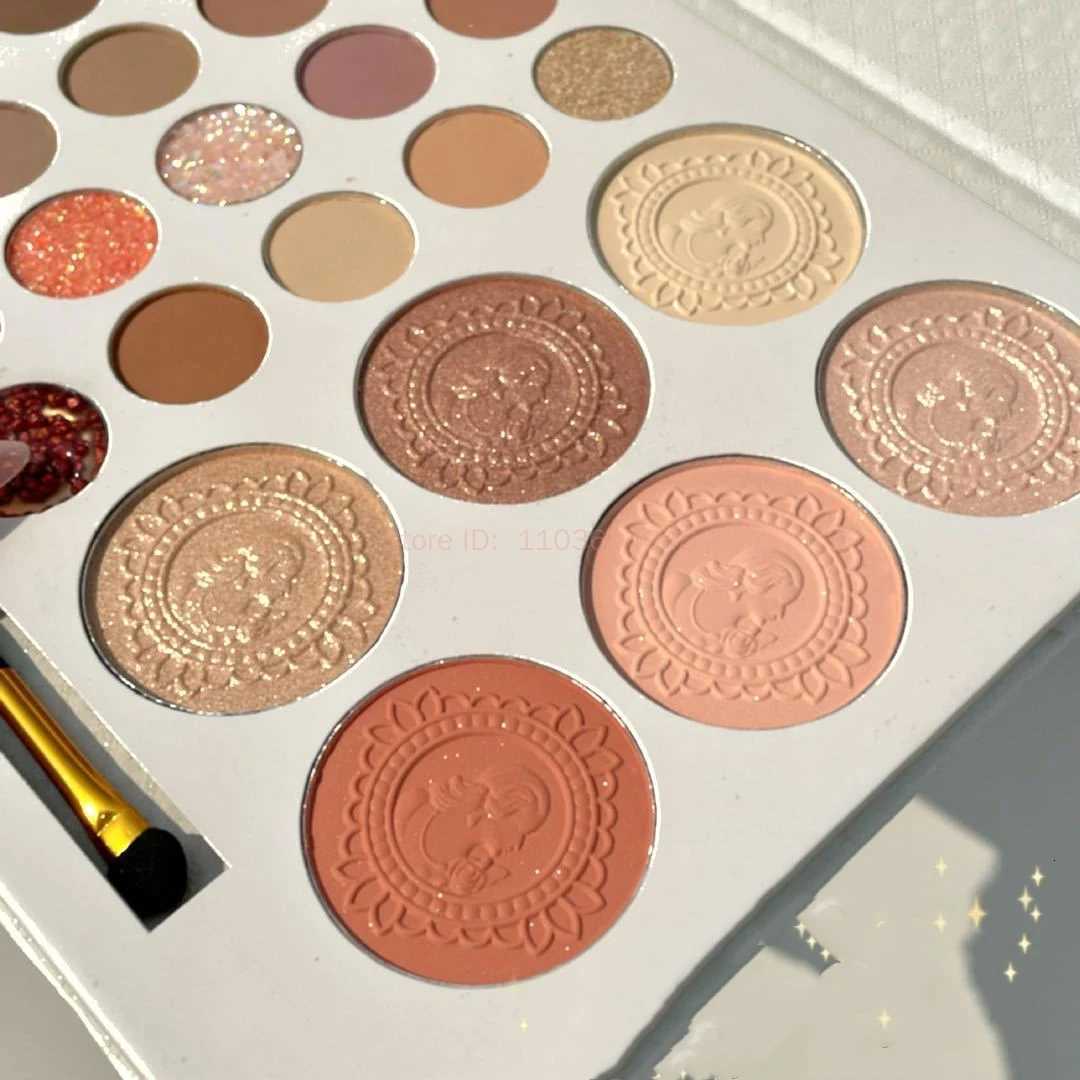 26 Colors Eyeshadow Palette Pearly Matte Earth Color Eyeshadow Portable Long Lasting Highlight Blush Palette Eye Shadow MakeupXJ251027