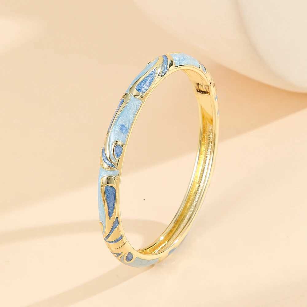 Fashion sty gold plated enamel cloisonne bracet bang jewelry gift it for girls wenW251027