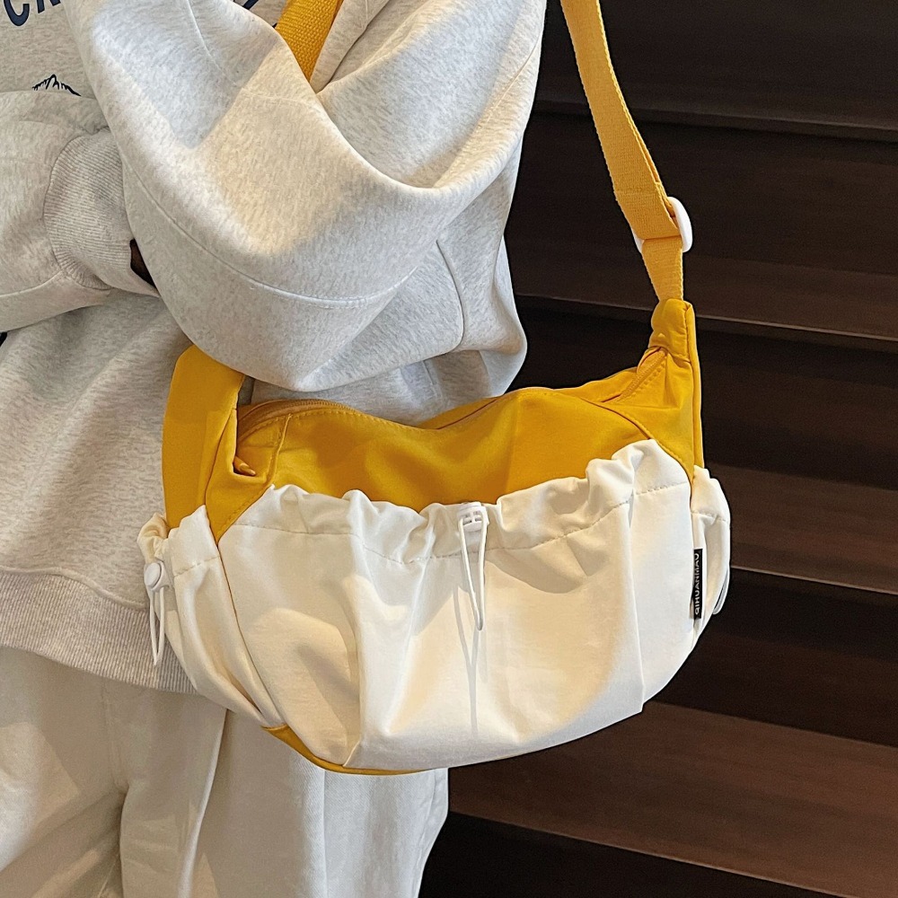 Easy-Carry Lightweight Ladys Tote Stylish Cotton Fabric Shoulder Satchel