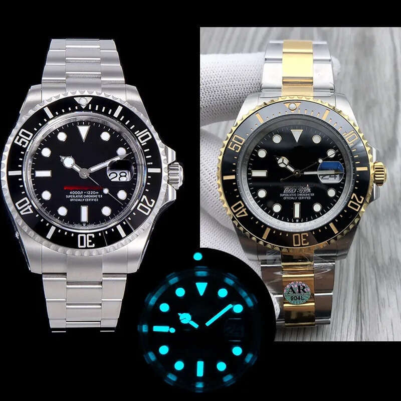 44mm watch Ceramic Bezel Mens Mechanical Stainless Steel Automatic Movement Watch Sports Self-wind Jubilee master Watches Wristwatches