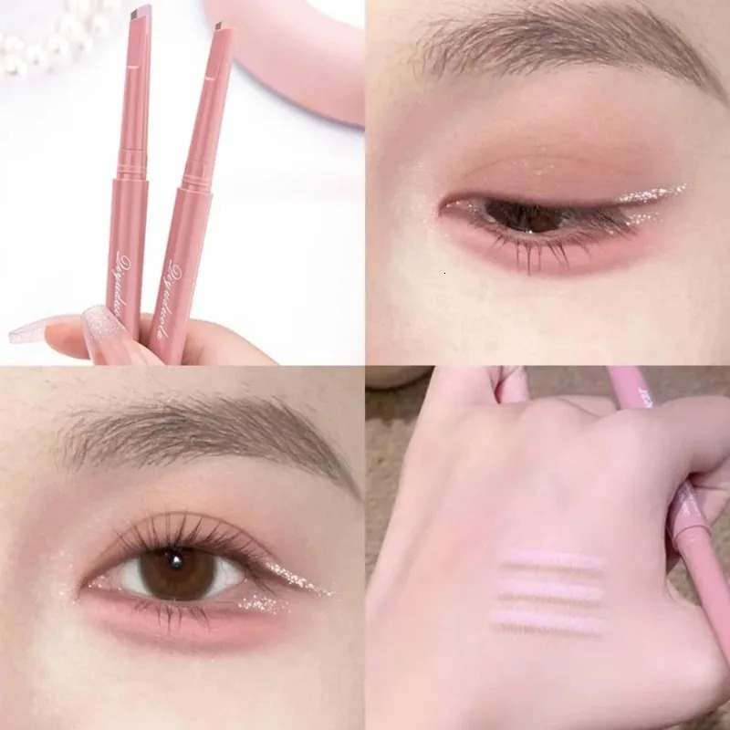 Brightening Aegyo Sal Pencil Waterproof Natural DualColor Lying Silkworm UnderEye Highlighter Shadow Pen Contour Eye Makeup 251027