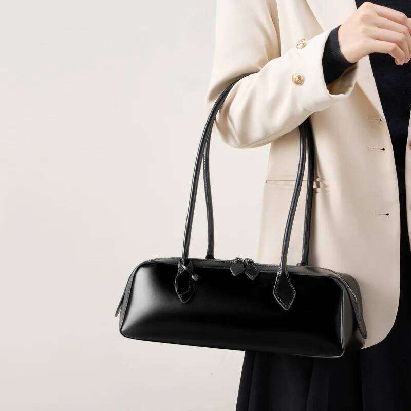 Designer Bag Luxury Bag Ladies' Cowhide Leather Underarm Bag, Woman 2025 New Vintage Shoulder Beautiful Bag With Urban Style And Temperament