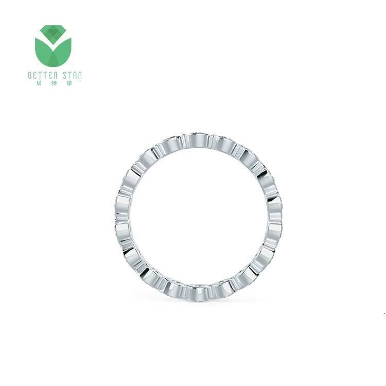 BetterStar Custom Design HPHT Lab Grown Diamond Fine Jewelry Wedding Diamond Ring CVD Lab Created Diamond Engagement Ring Women