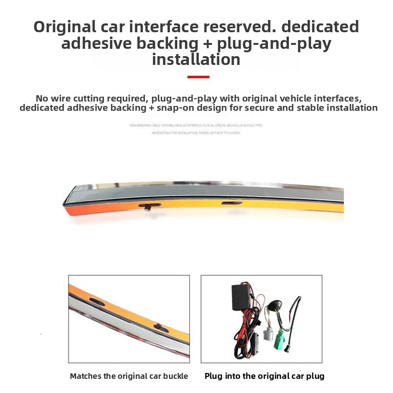 Suitable for A6L A4L Q5L Q7 Through Special Audi Car Tail Light Strip Upgrade Modification high quality