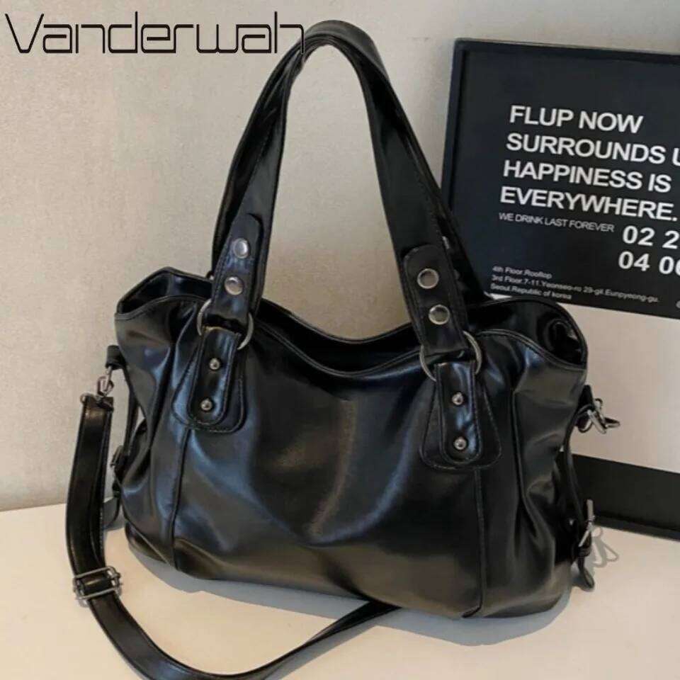 Winter Retro Shoulder For Handbags Women Bags Designer Crossbody Hand Bag Large Capacity Casual Tote Sac