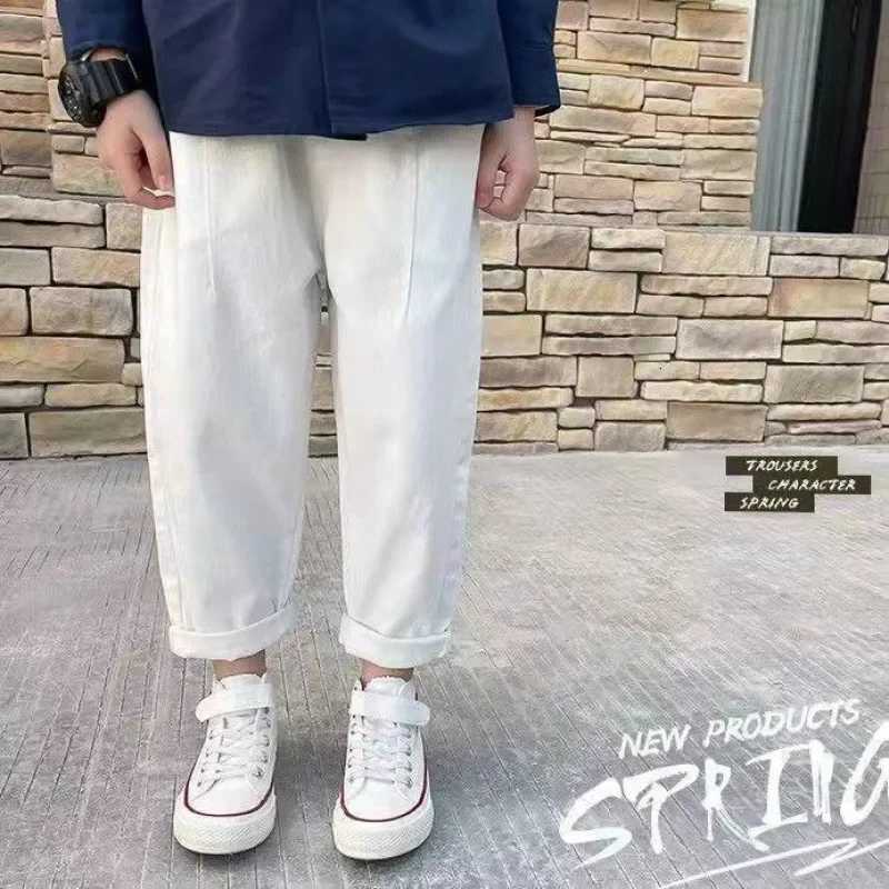 Baby Boys Pants Spring Autumn Cotton Kids Boy Girl Loose Pants Cargo Pants Childrens Casual Sports TrousersT251027