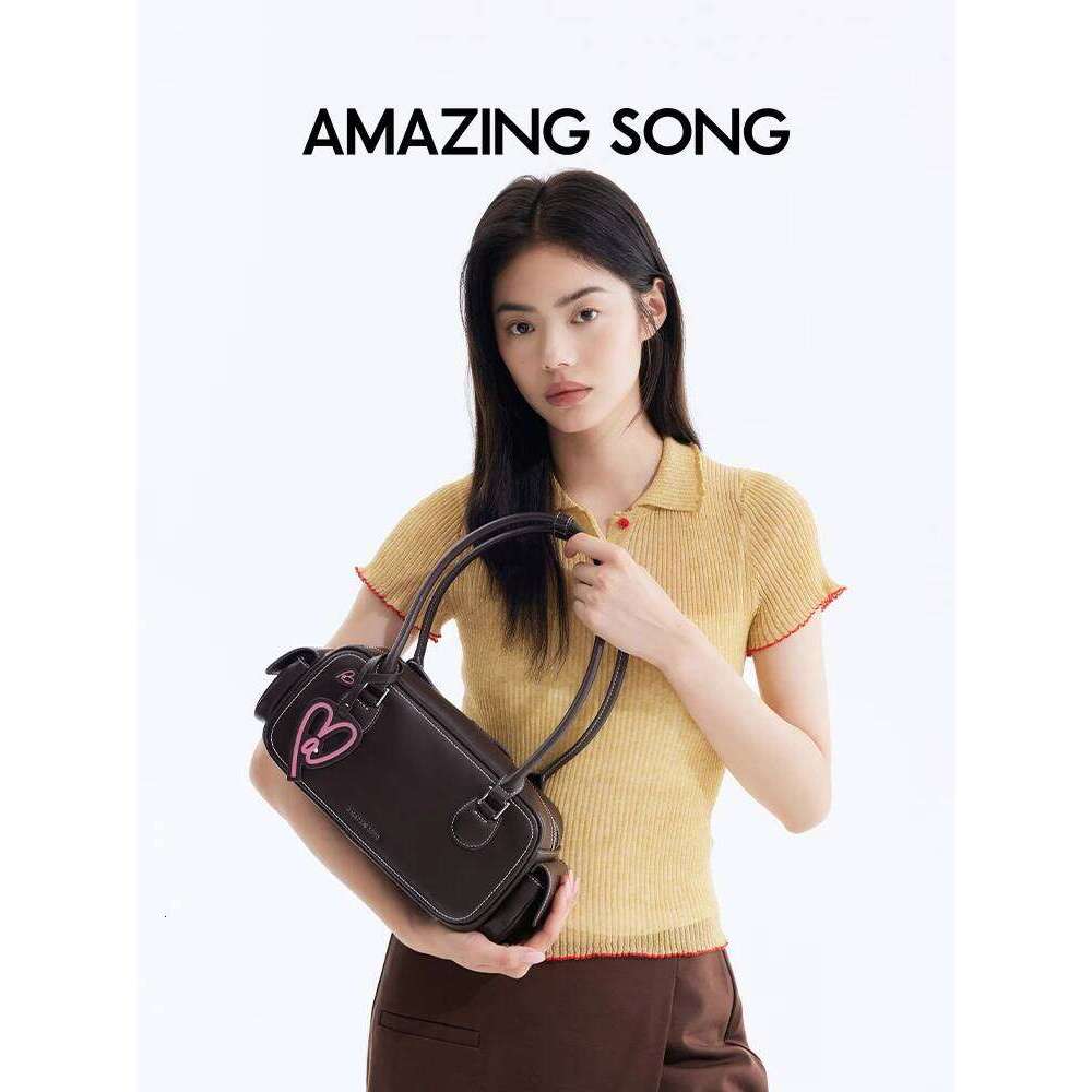 Designer Bag Luxury Bag Elegant Song Toast Baguette Clutch with Trendy Heritage Pattern