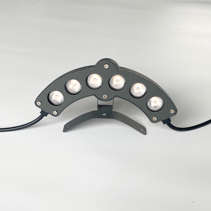 Arc-Shaped LED Corrugated Roof Light, Outdoor Waterproof Landscape Lighting for Building & Architectural Decoration