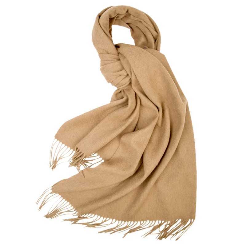 Wool Winter Scarf Wen Fashion Shawl Adt Solid Scarves Luxury Autumn Shawls and Wraps Poncho Scarfs for Ladies Unisex WrapW251027