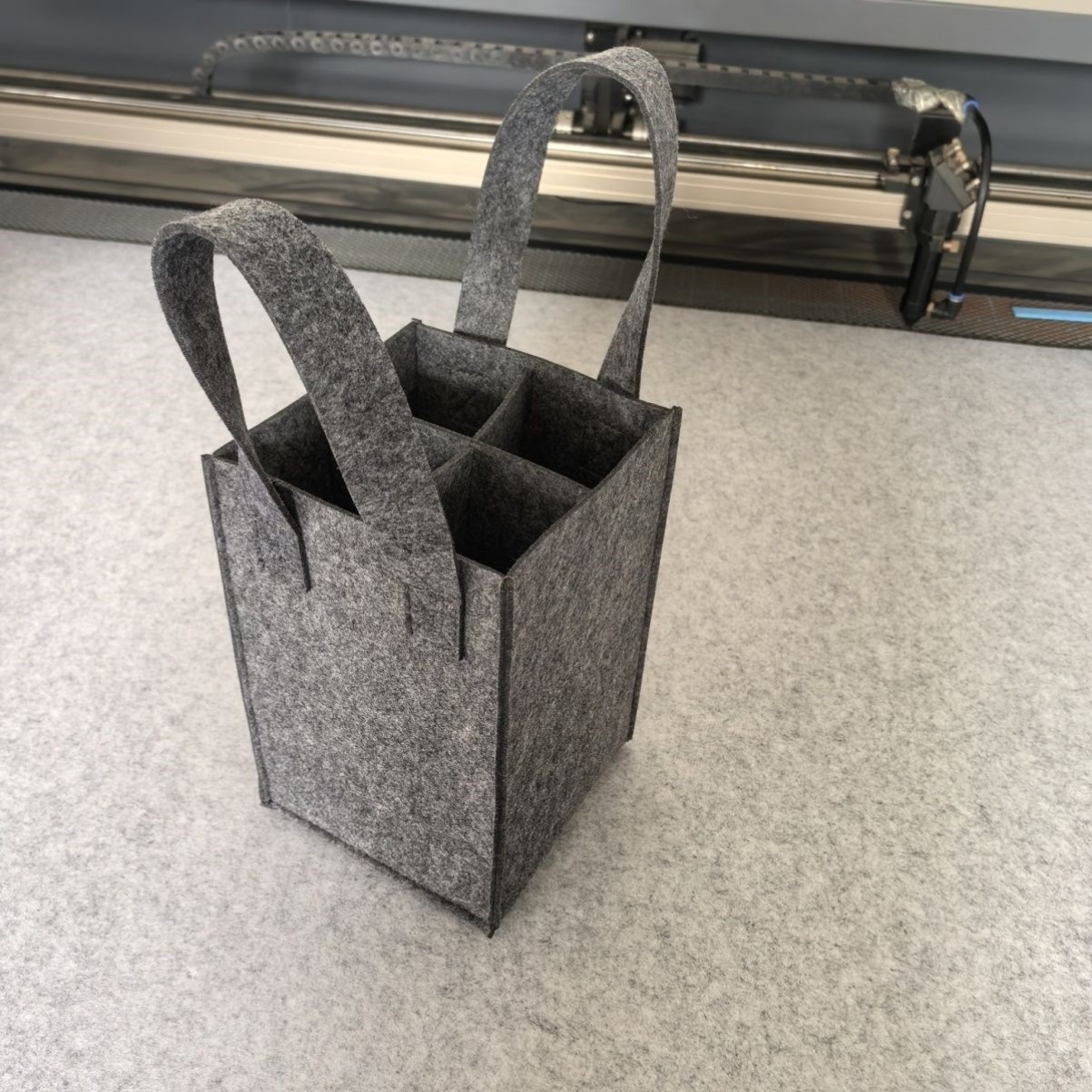 Felt wine bag, non-woven fabric, thickened bottled red wine gift bag, handbag bag, customized wine packaging bag