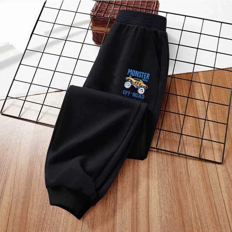 2024 Children Brand Trousers Excavator Cartoon Long Pants Little Boys Outdoor Sweatpants Fall Casual Clothing 313YT251027
