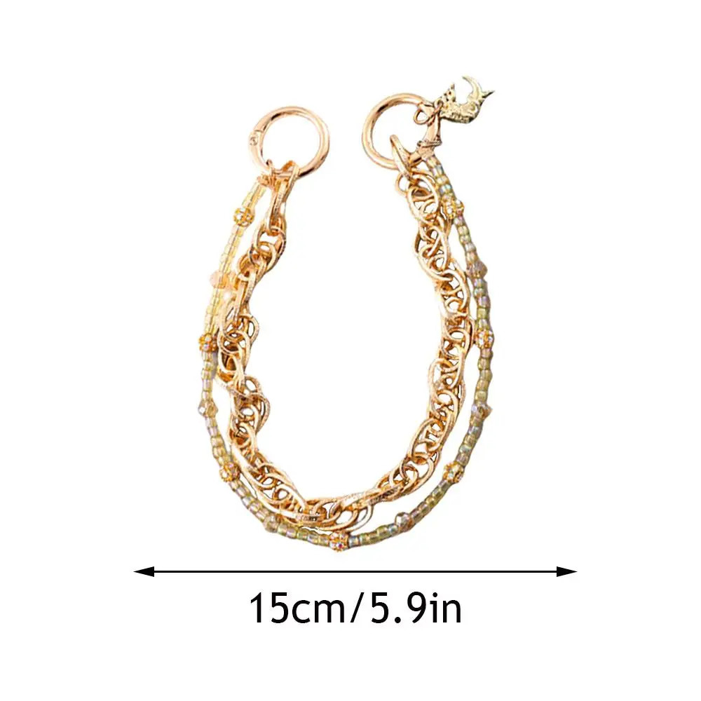 Short Handbag Strap Replacement Handles Bag Hardware Purse Handbag Handles Bag Decorations Bag Charms Punk Style Keychains 251023