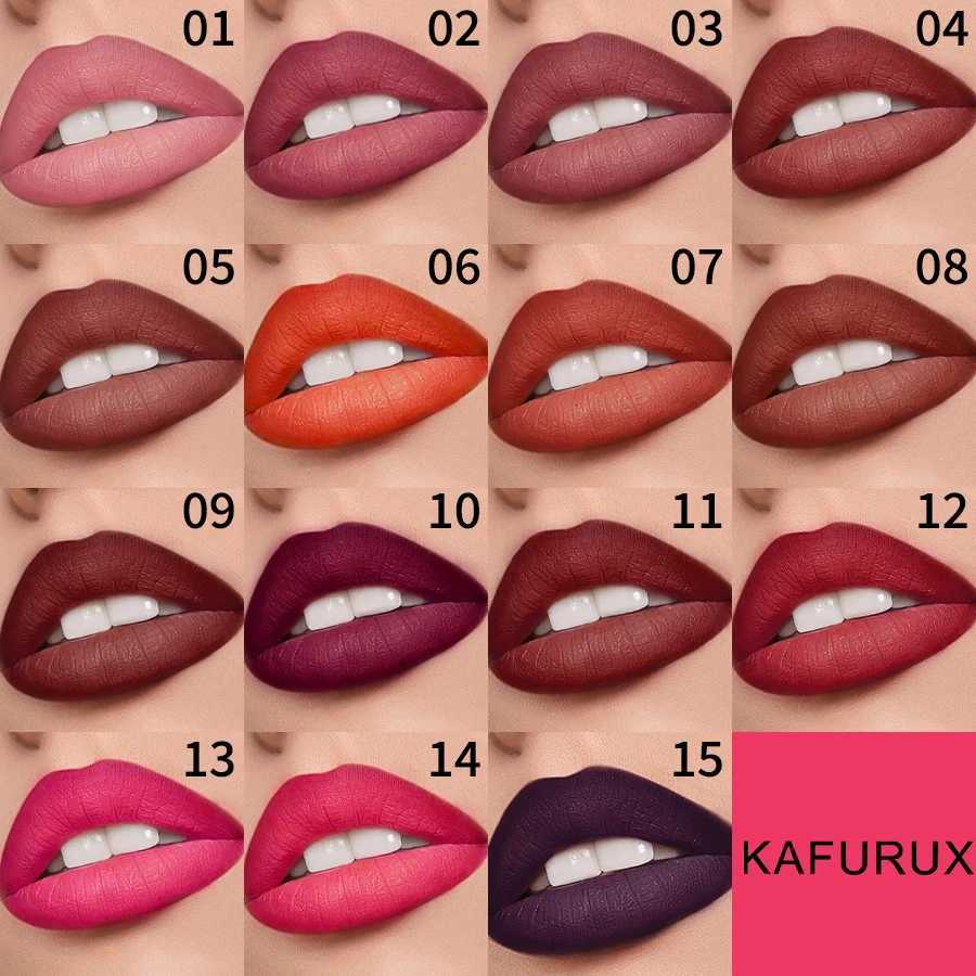 5 Colors Lipstick Waterproof Sexy Red Matte Contour Tint Lipstic Pen Longlasting Lipliner Pen Nonstick Cup Lip Makeup for Wom W251027